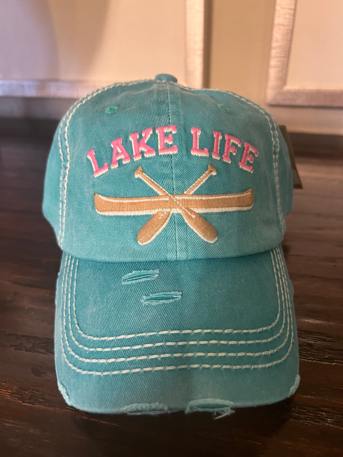 Turquoise "Lake Life" Hat