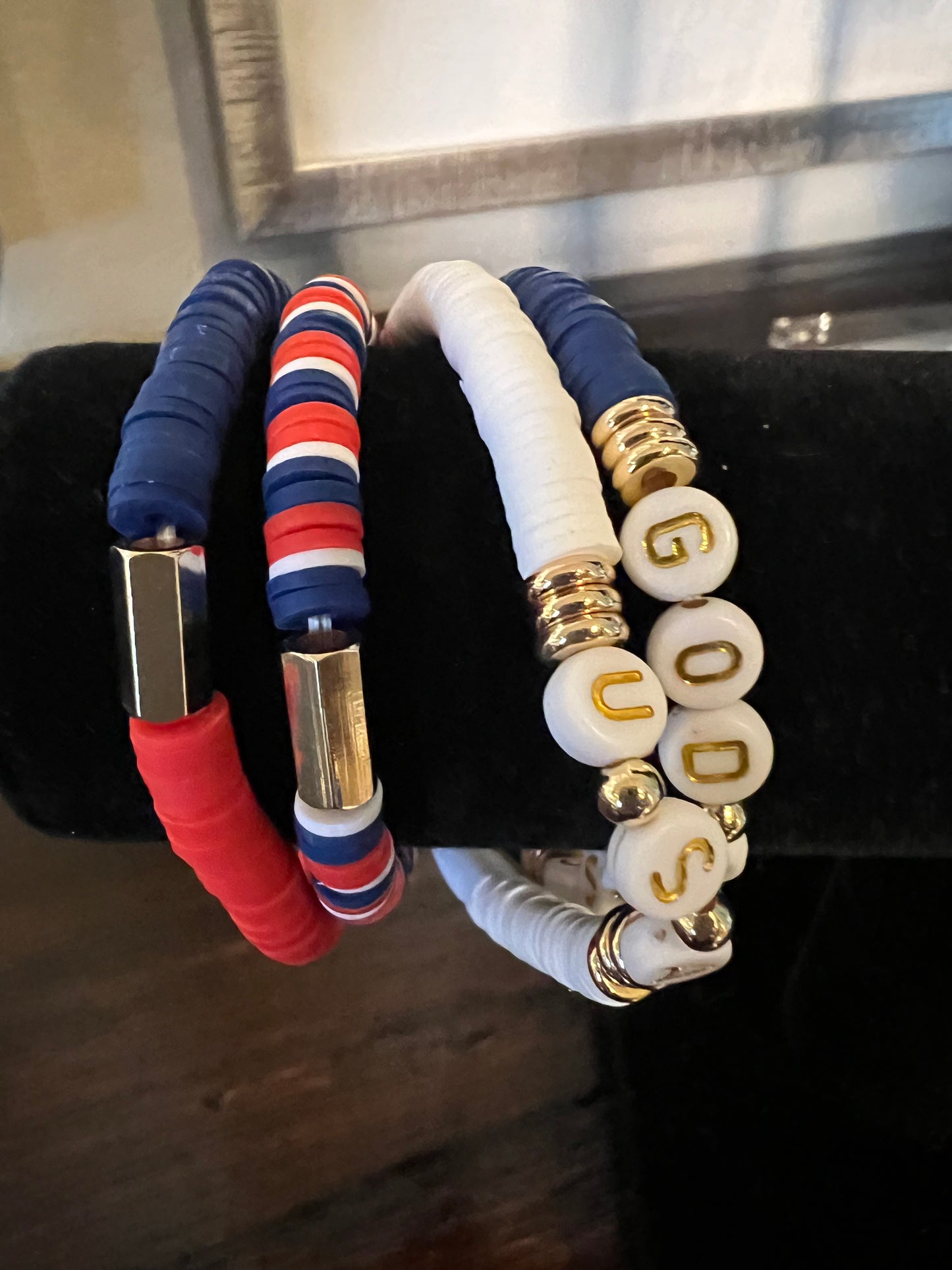 Red, White, and Blue Bracelet